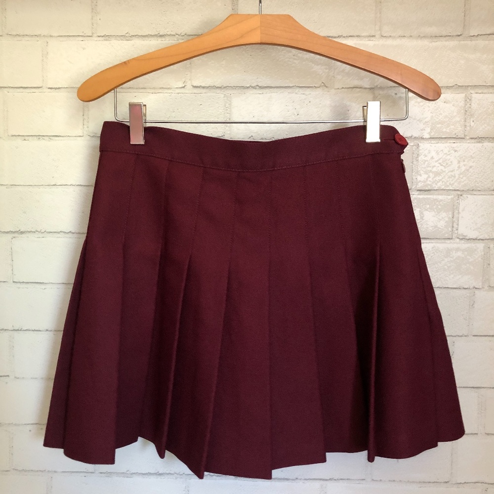 American Apparel Gabardine Tennis Skirt